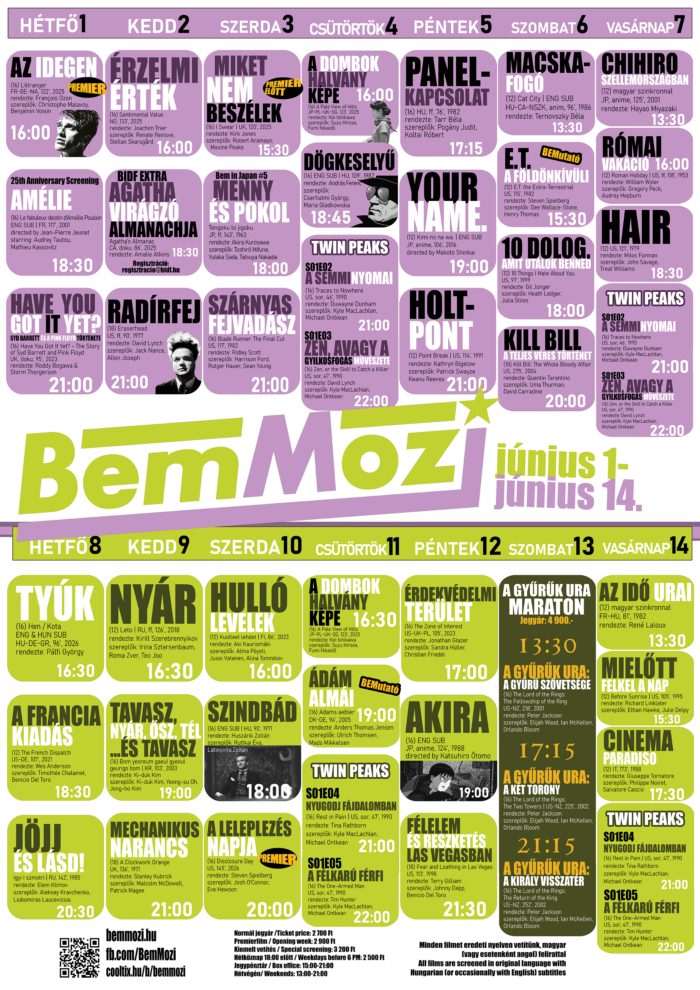 június 1-14. programfüzet