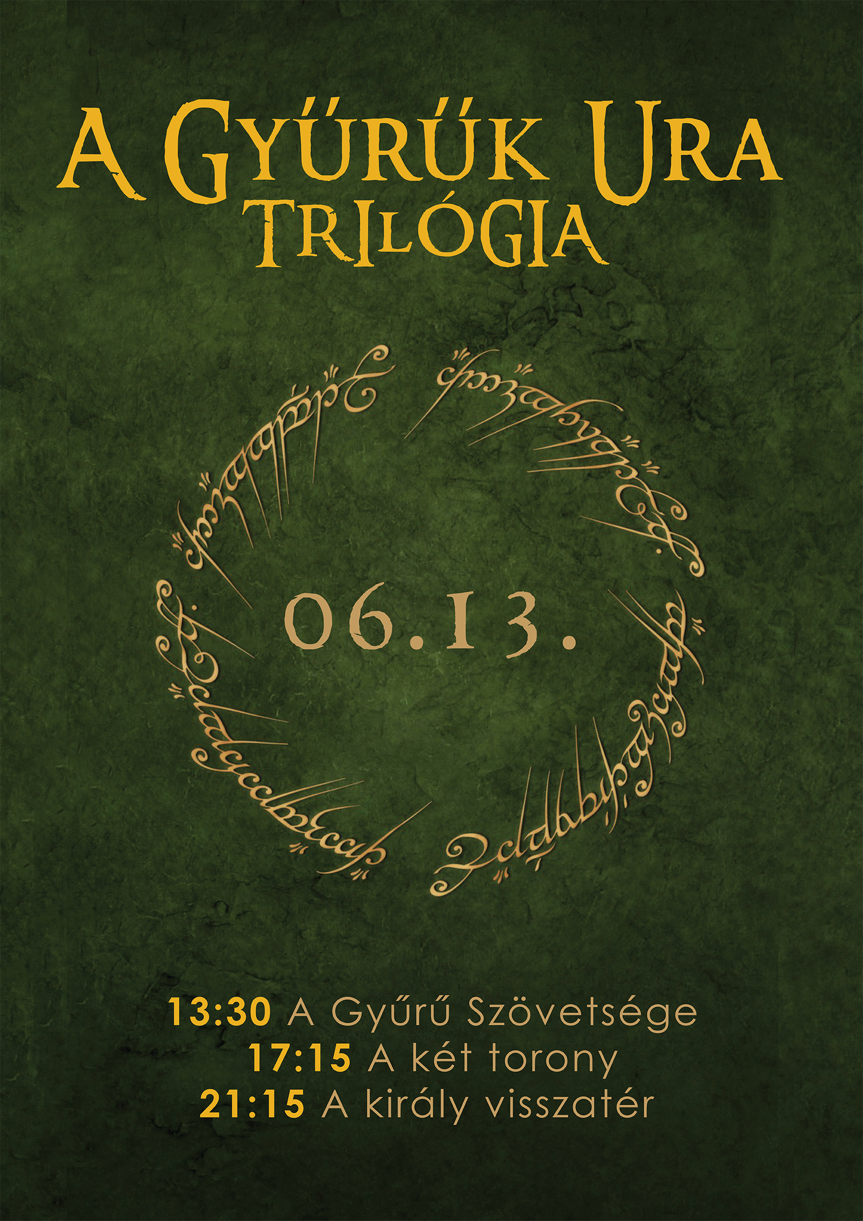 A Gyűrűk Ura - MARATON programfüzet