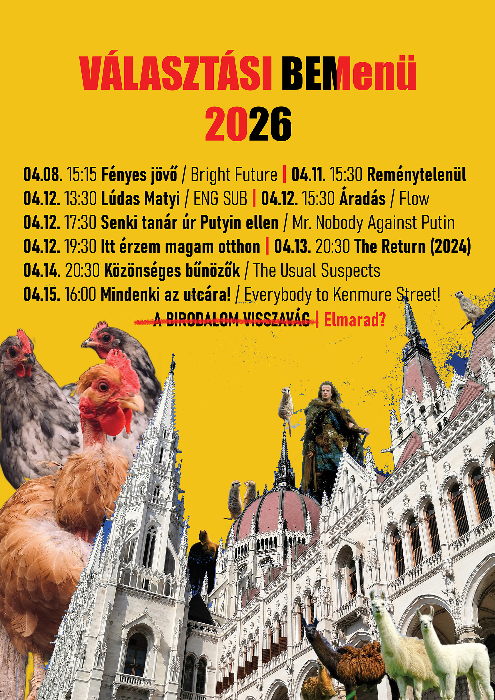 Választási Filmplakát programfüzet