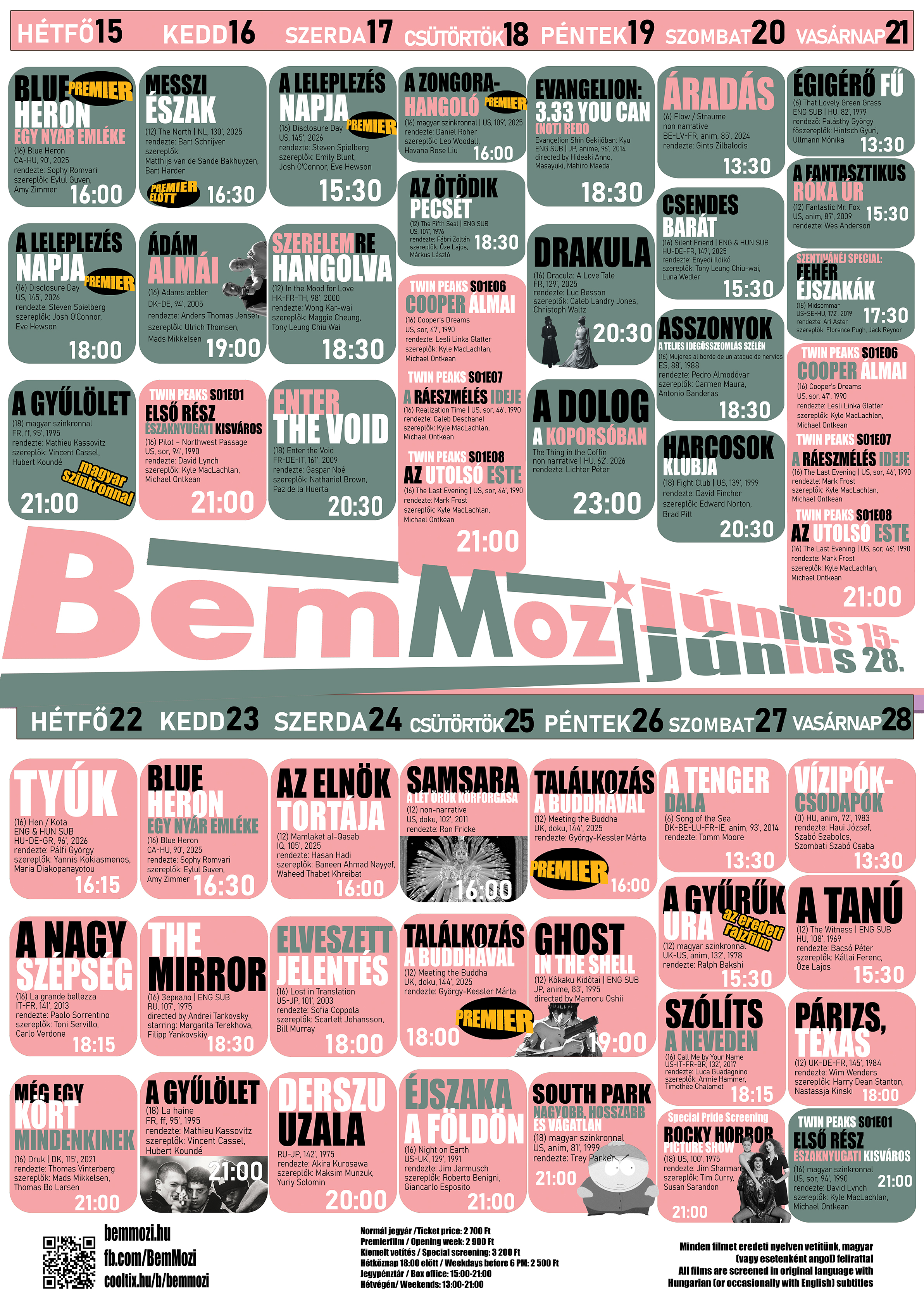 június 15-28. programfüzet